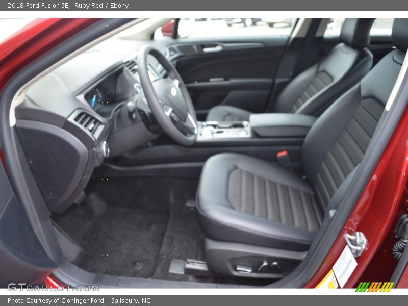 Ruby Red / Ebony 2018 Ford Fusion SE