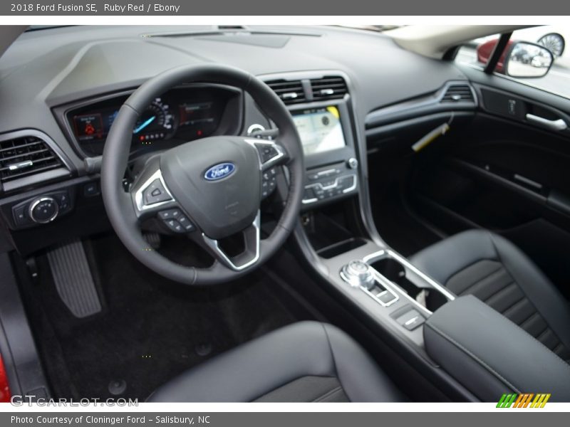 Ruby Red / Ebony 2018 Ford Fusion SE