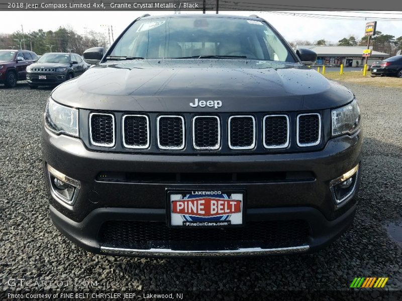 Granite Crystal Metallic / Black 2018 Jeep Compass Limited 4x4