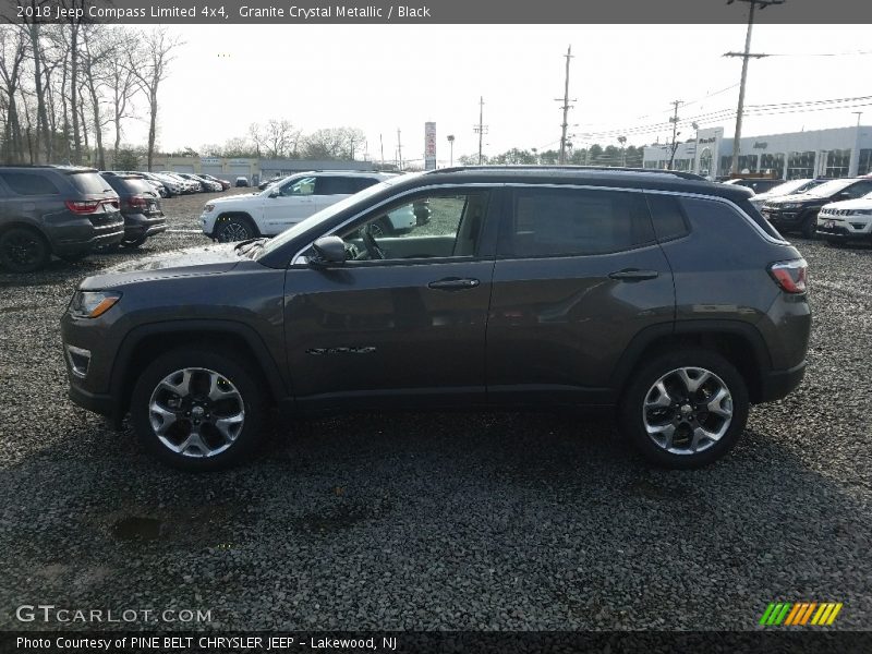 Granite Crystal Metallic / Black 2018 Jeep Compass Limited 4x4