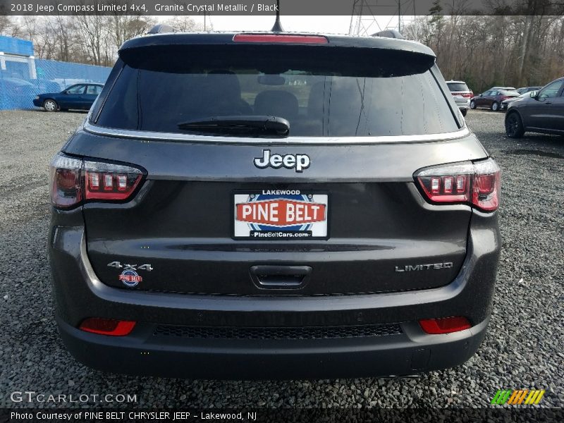 Granite Crystal Metallic / Black 2018 Jeep Compass Limited 4x4