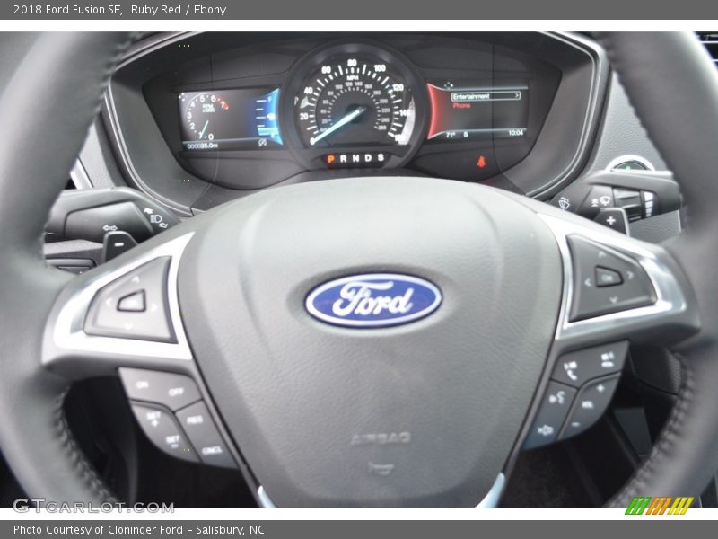 Ruby Red / Ebony 2018 Ford Fusion SE