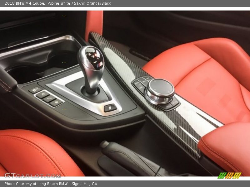 Alpine White / Sakhir Orange/Black 2018 BMW M4 Coupe