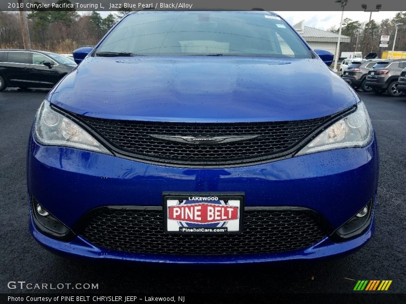 Jazz Blue Pearl / Black/Alloy 2018 Chrysler Pacifica Touring L