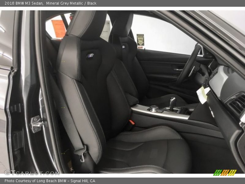 Mineral Grey Metallic / Black 2018 BMW M3 Sedan