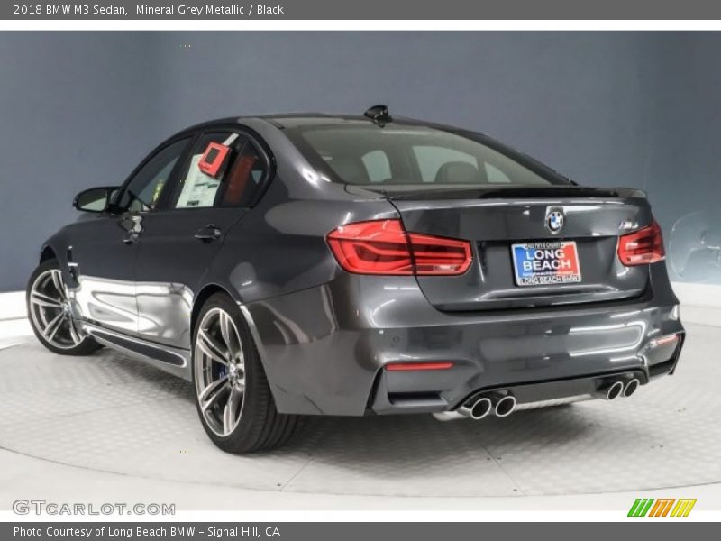 Mineral Grey Metallic / Black 2018 BMW M3 Sedan