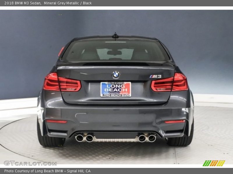 Mineral Grey Metallic / Black 2018 BMW M3 Sedan