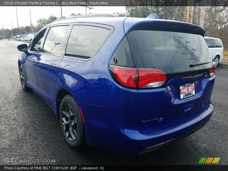 Jazz Blue Pearl / Black/Alloy 2018 Chrysler Pacifica Touring L