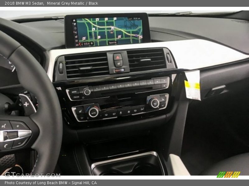 Mineral Grey Metallic / Black 2018 BMW M3 Sedan