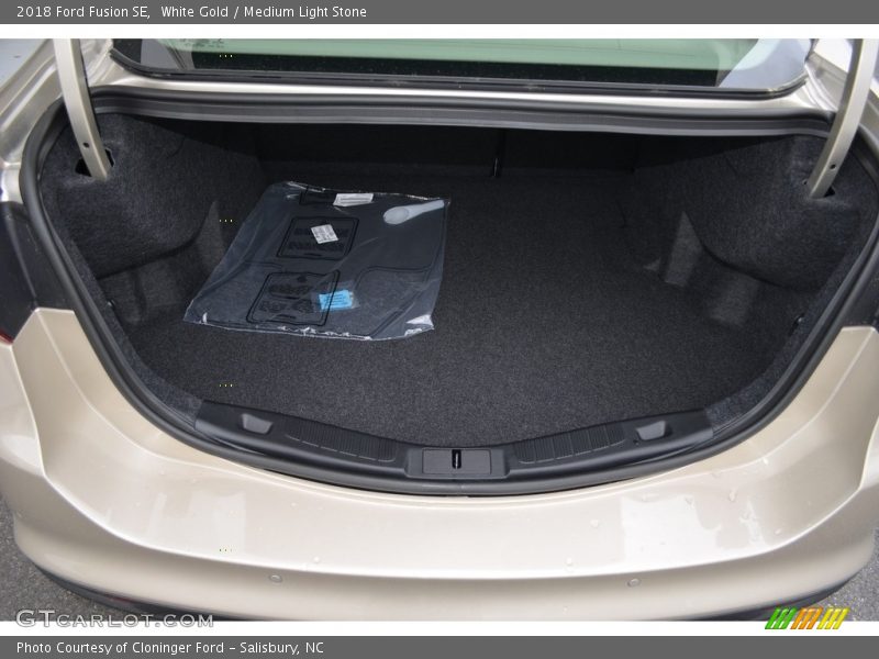 White Gold / Medium Light Stone 2018 Ford Fusion SE