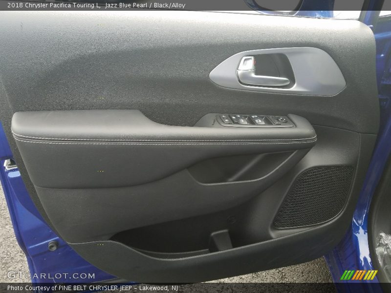 Jazz Blue Pearl / Black/Alloy 2018 Chrysler Pacifica Touring L