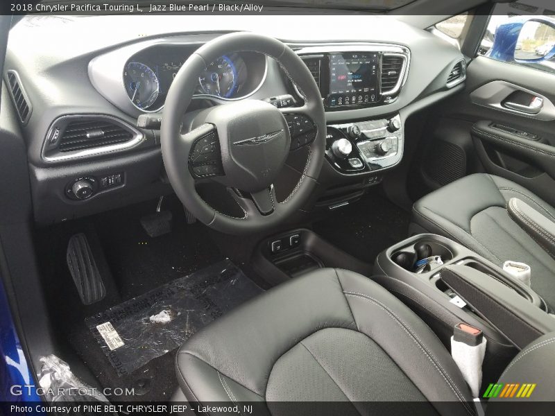 Jazz Blue Pearl / Black/Alloy 2018 Chrysler Pacifica Touring L