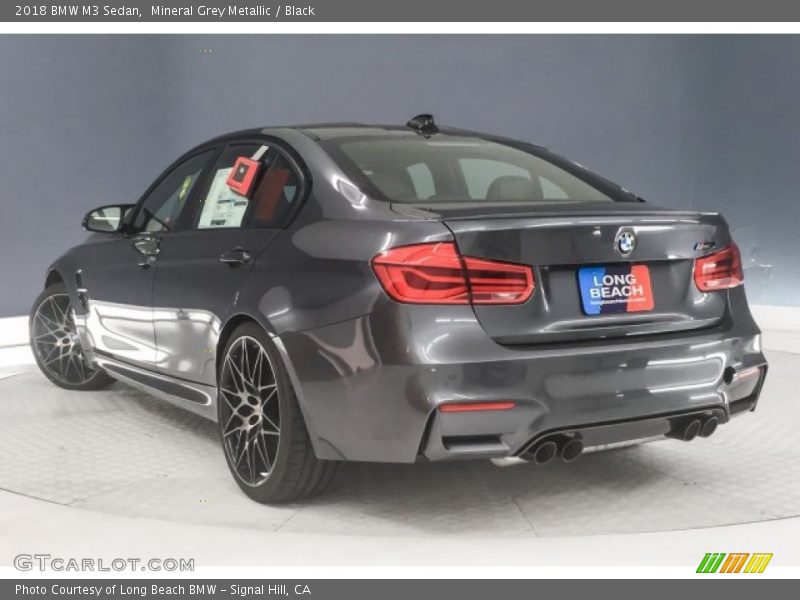 Mineral Grey Metallic / Black 2018 BMW M3 Sedan