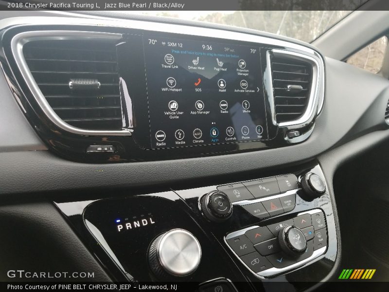 Jazz Blue Pearl / Black/Alloy 2018 Chrysler Pacifica Touring L