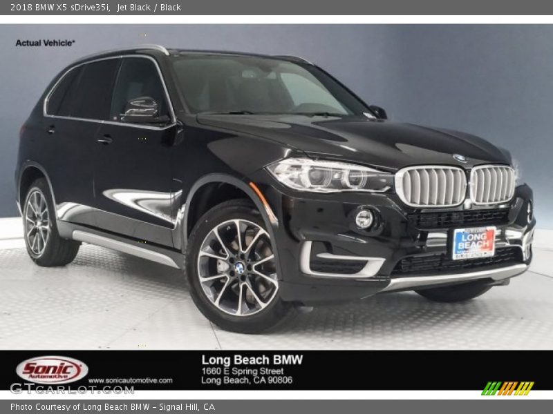Jet Black / Black 2018 BMW X5 sDrive35i