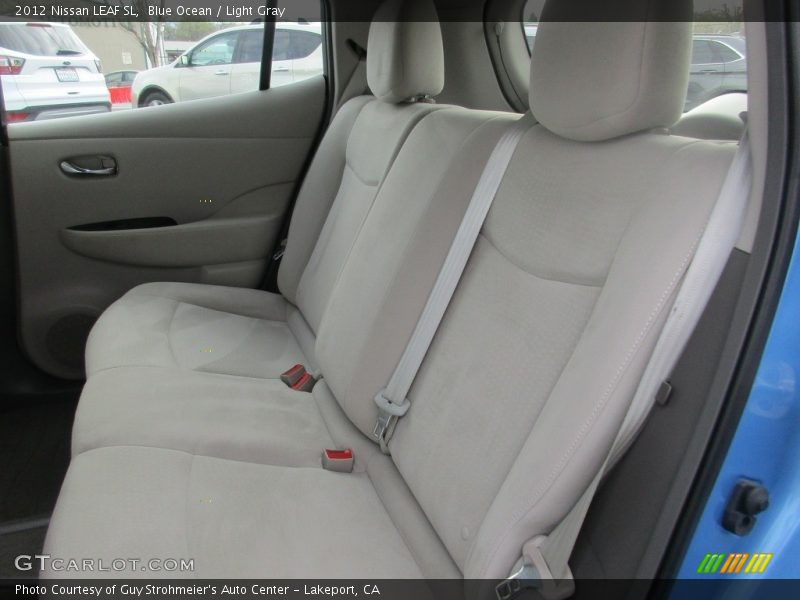 Blue Ocean / Light Gray 2012 Nissan LEAF SL