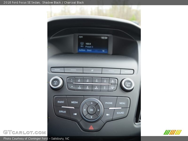 Shadow Black / Charcoal Black 2018 Ford Focus SE Sedan