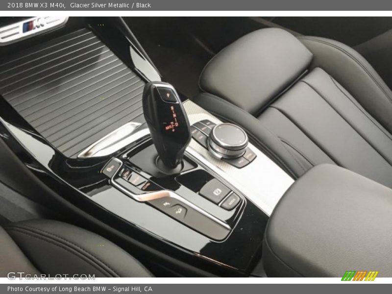 Glacier Silver Metallic / Black 2018 BMW X3 M40i