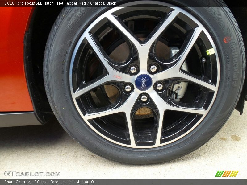 Hot Pepper Red / Charcoal Black 2018 Ford Focus SEL Hatch