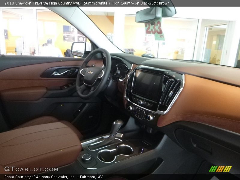 Summit White / High Country Jet Black/Loft Brown 2018 Chevrolet Traverse High Country AWD