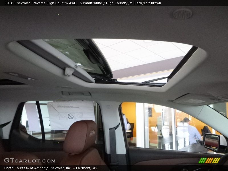 Summit White / High Country Jet Black/Loft Brown 2018 Chevrolet Traverse High Country AWD