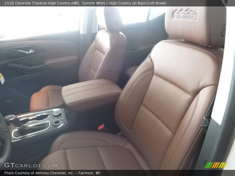 Summit White / High Country Jet Black/Loft Brown 2018 Chevrolet Traverse High Country AWD