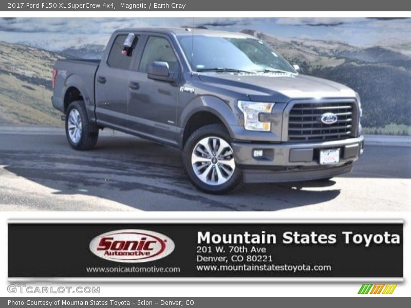 Magnetic / Earth Gray 2017 Ford F150 XL SuperCrew 4x4