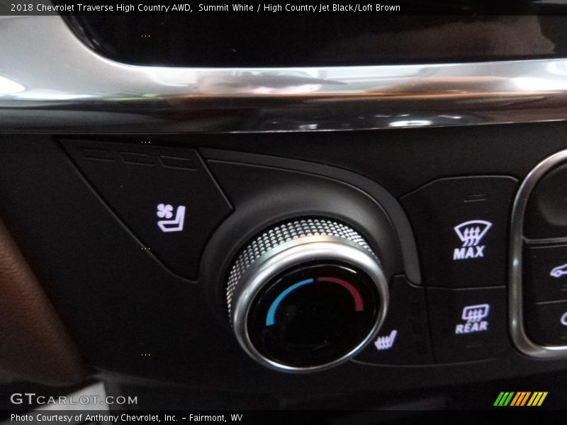 Summit White / High Country Jet Black/Loft Brown 2018 Chevrolet Traverse High Country AWD