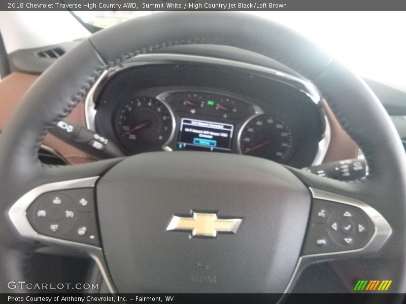 Summit White / High Country Jet Black/Loft Brown 2018 Chevrolet Traverse High Country AWD