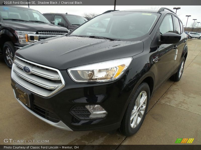 Shadow Black / Charcoal Black 2018 Ford Escape SE