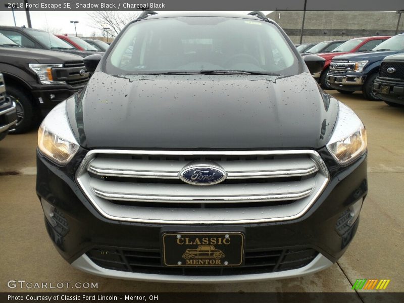 Shadow Black / Charcoal Black 2018 Ford Escape SE