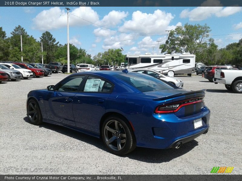 IndiGo Blue / Black 2018 Dodge Charger SRT Hellcat