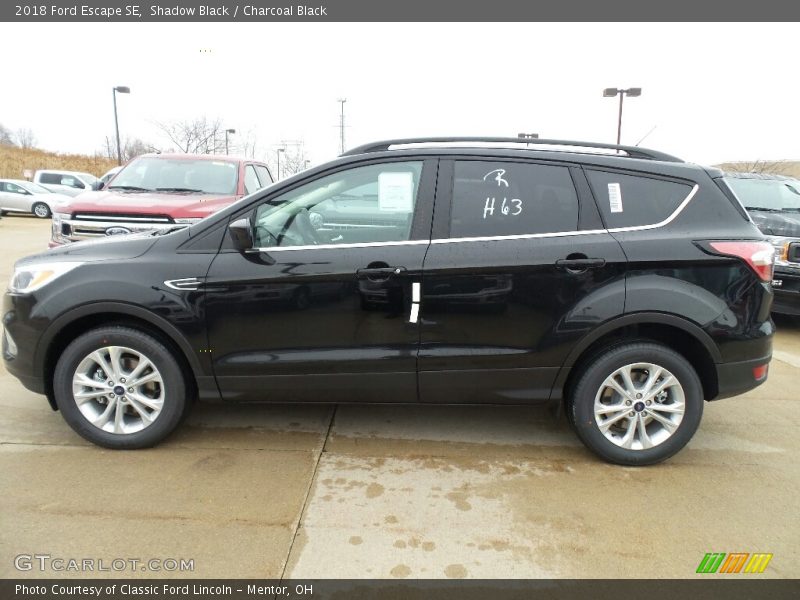 Shadow Black / Charcoal Black 2018 Ford Escape SE