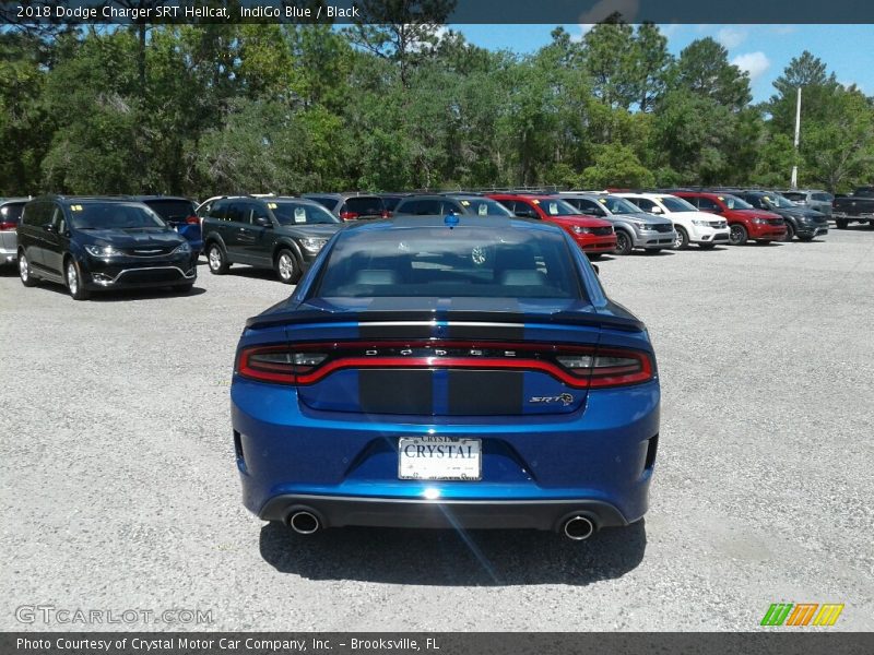IndiGo Blue / Black 2018 Dodge Charger SRT Hellcat