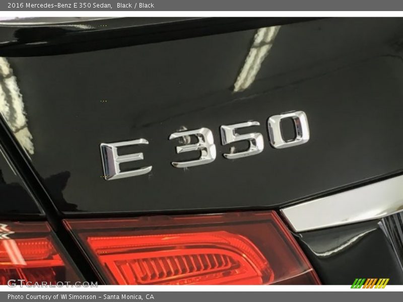 Black / Black 2016 Mercedes-Benz E 350 Sedan