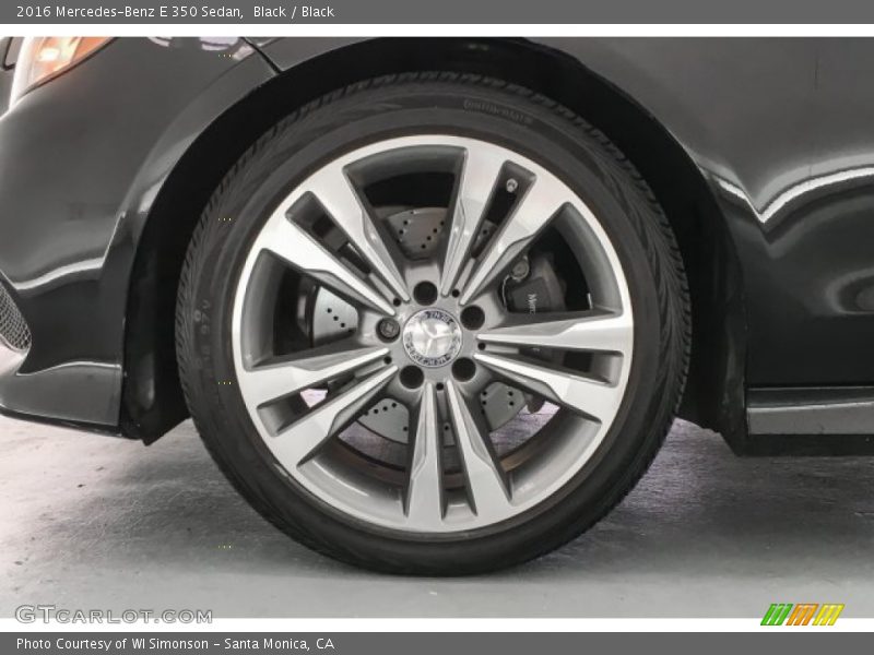 Black / Black 2016 Mercedes-Benz E 350 Sedan