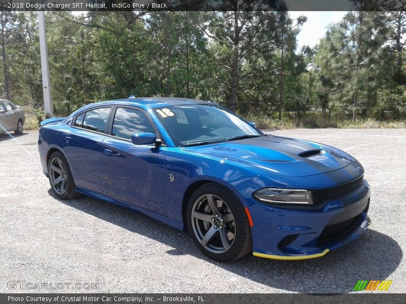 Front 3/4 View of 2018 Charger SRT Hellcat