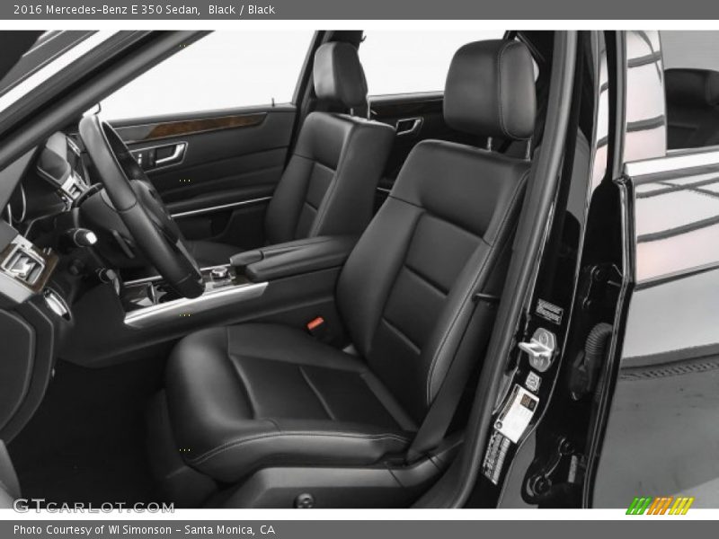 Black / Black 2016 Mercedes-Benz E 350 Sedan