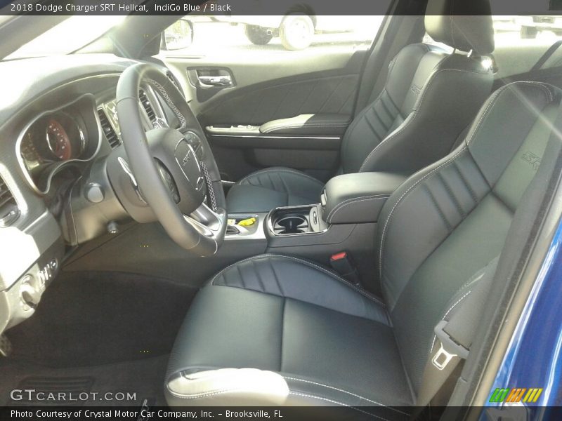 IndiGo Blue / Black 2018 Dodge Charger SRT Hellcat