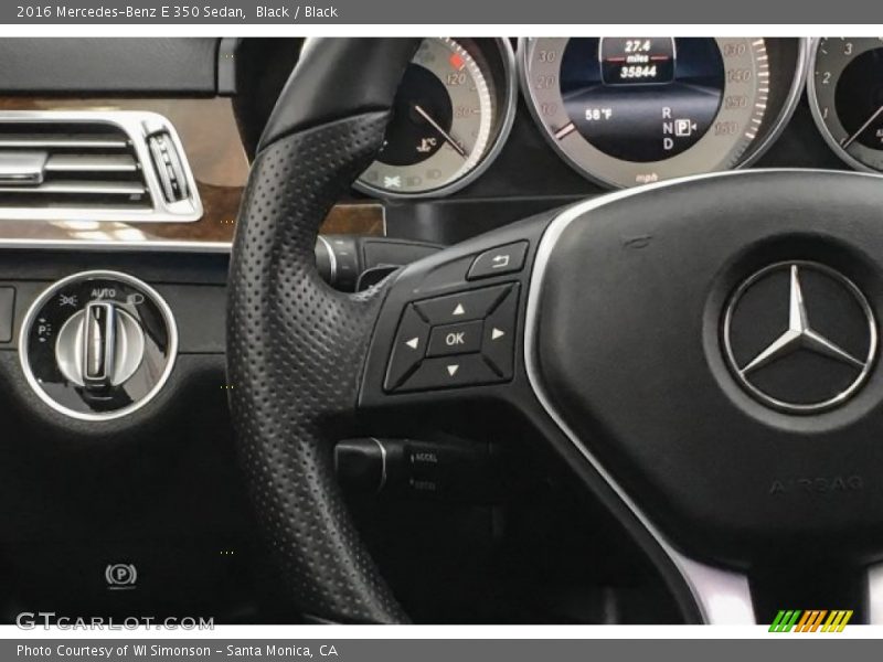 Black / Black 2016 Mercedes-Benz E 350 Sedan