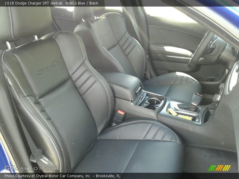 IndiGo Blue / Black 2018 Dodge Charger SRT Hellcat