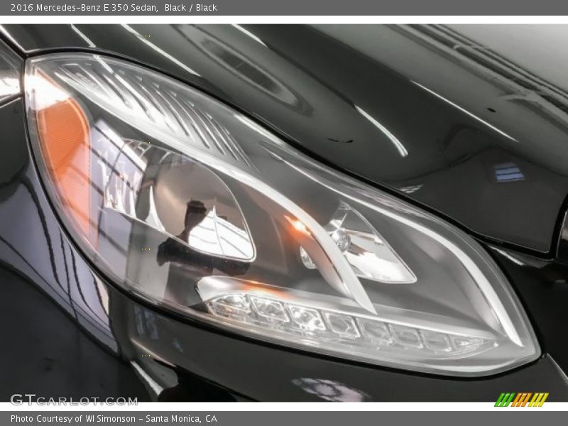 Black / Black 2016 Mercedes-Benz E 350 Sedan