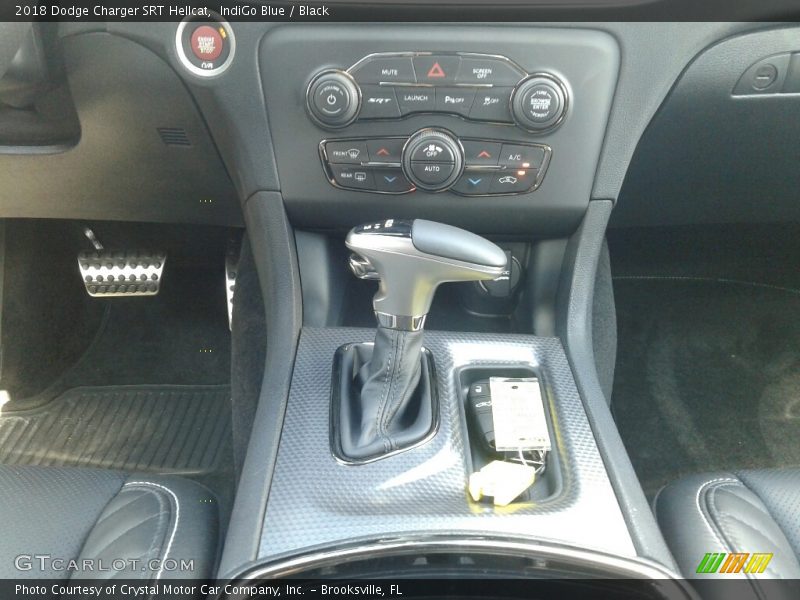 IndiGo Blue / Black 2018 Dodge Charger SRT Hellcat