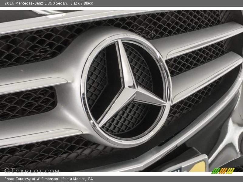 Black / Black 2016 Mercedes-Benz E 350 Sedan