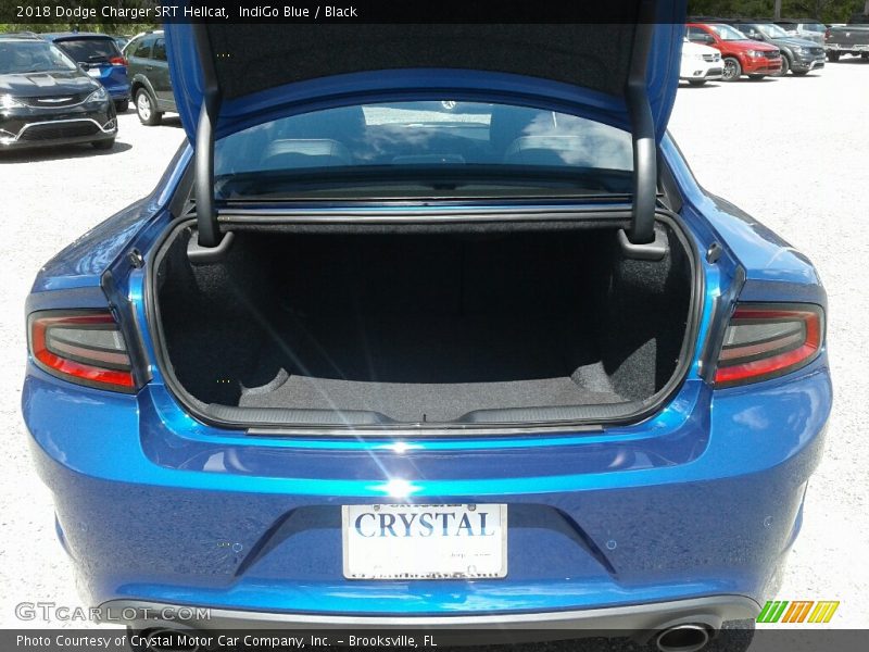 IndiGo Blue / Black 2018 Dodge Charger SRT Hellcat
