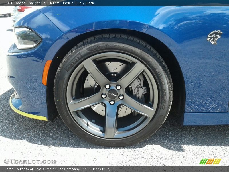 IndiGo Blue / Black 2018 Dodge Charger SRT Hellcat