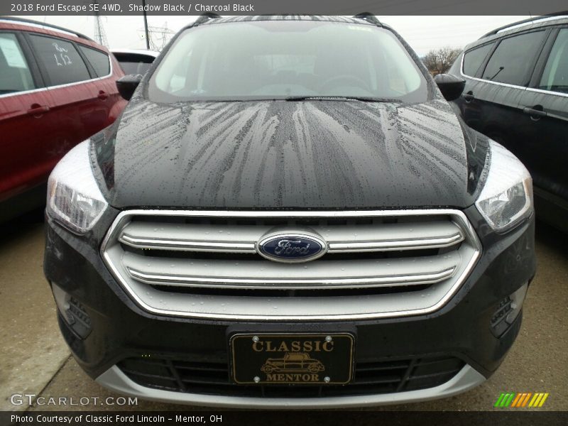 Shadow Black / Charcoal Black 2018 Ford Escape SE 4WD