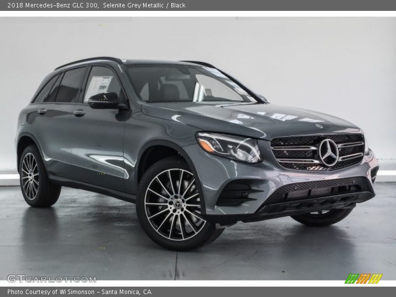 Selenite Grey Metallic / Black 2018 Mercedes-Benz GLC 300