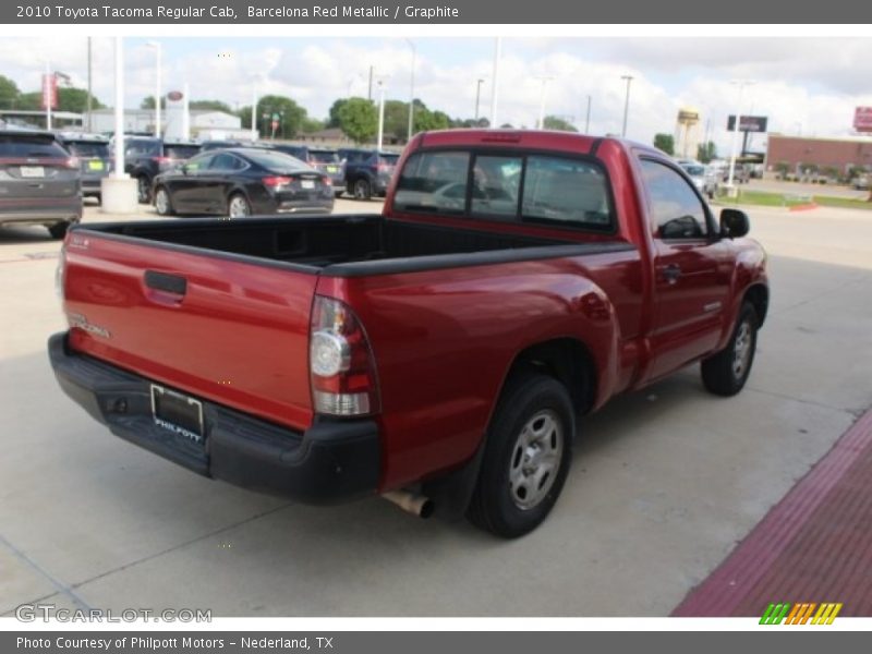 Barcelona Red Metallic / Graphite 2010 Toyota Tacoma Regular Cab