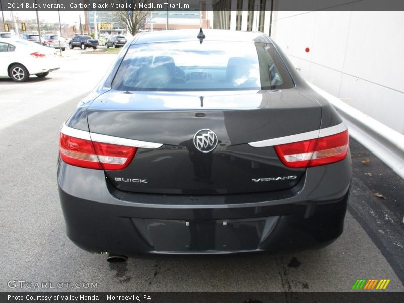 Carbon Black Metallic / Medium Titanium 2014 Buick Verano